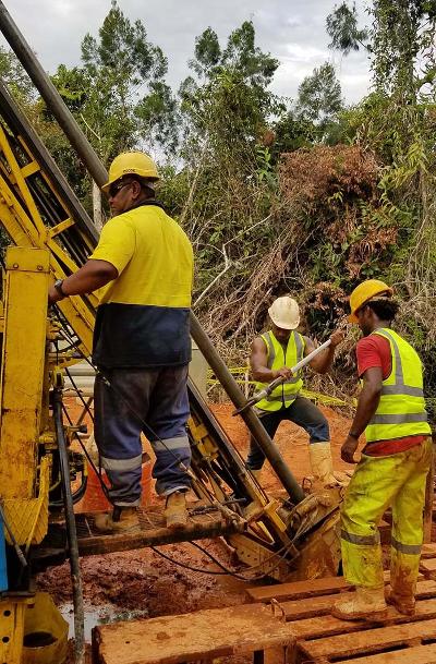 Kalo Exploration drilling at Vuinubu Ridge, Fiji