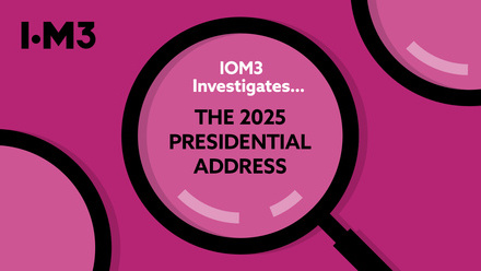 IOM3 Investigates - the 2025 Presidential Address, social post.jpg